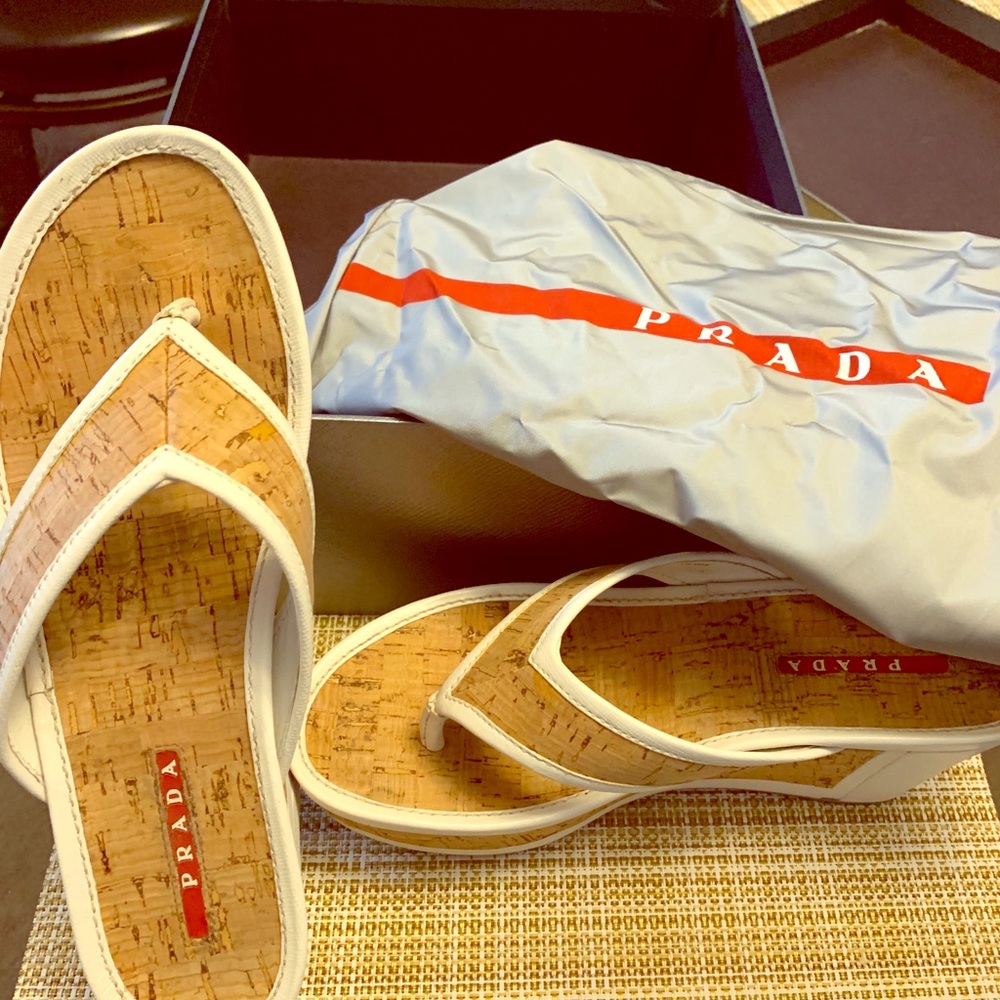 Prada wedges